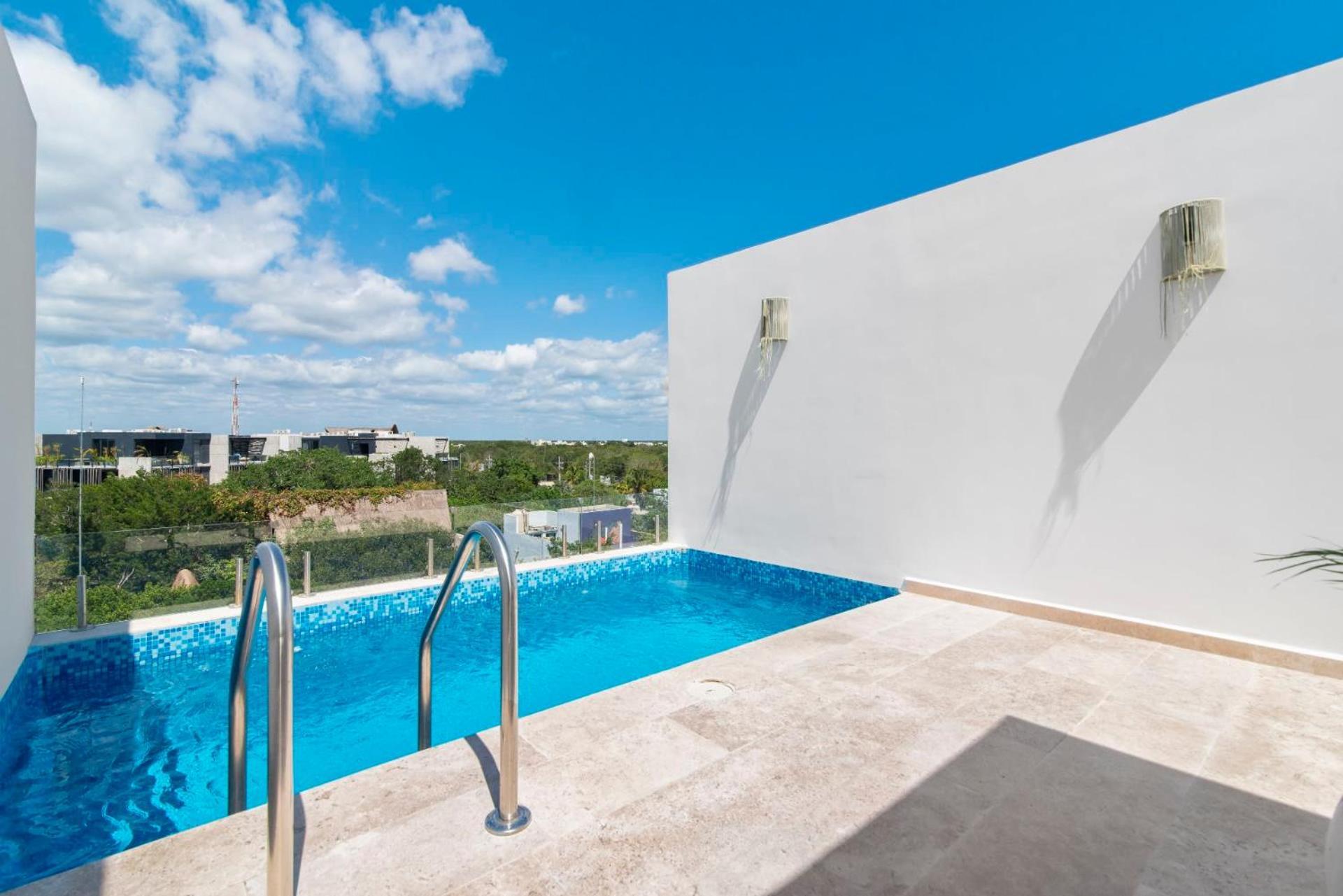 Serenity In The Sky - Studio With Rooftop And Plunge Pool Apartment Tulum Exterior photo