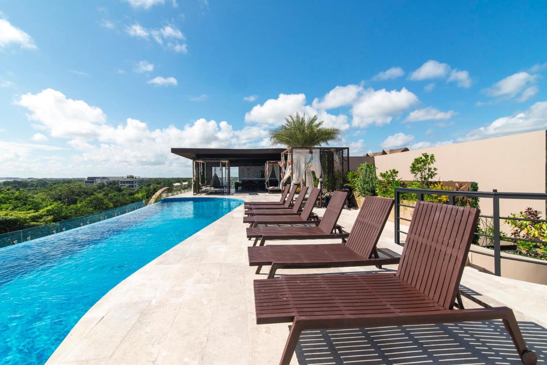 Serenity In The Sky - Studio With Rooftop And Plunge Pool Apartment Tulum Exterior photo